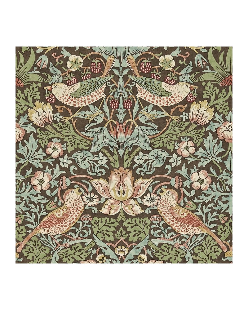 Papel de parede DMCR216477 STRAWBERRY THIEF - MORRIS CO