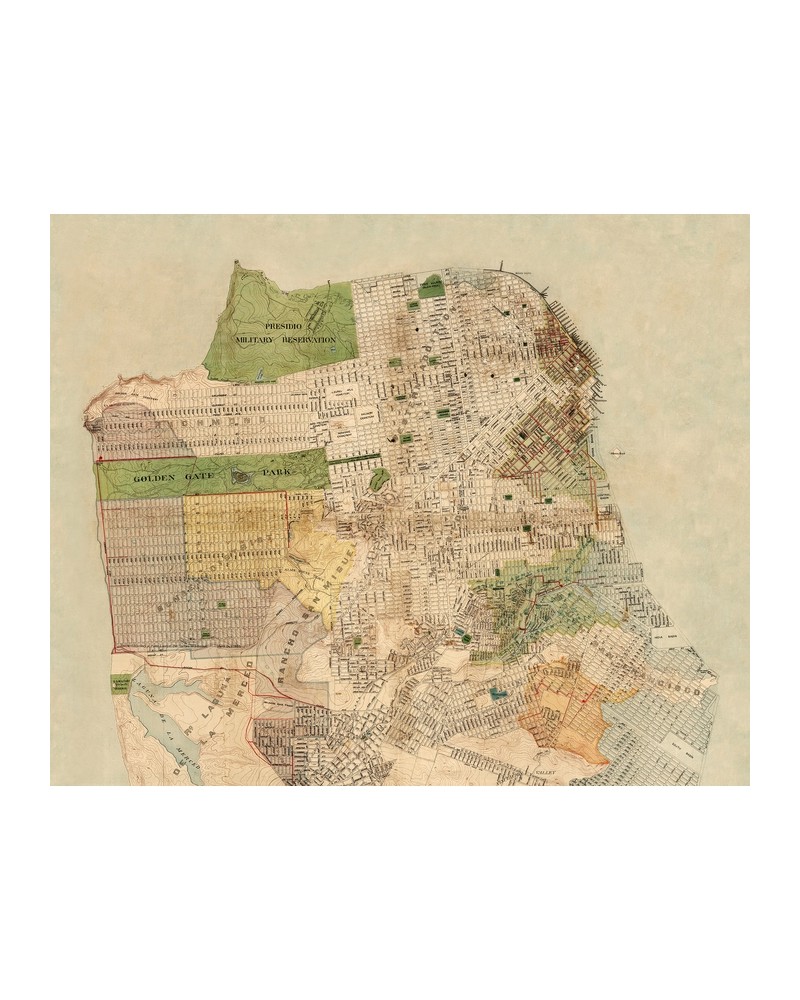 Tapete NO 5 - Maps R13821 - REBEL WALLS Tapete NO 5 - Maps R13821 - REBEL WALLS
