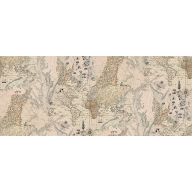Papel Pintado NO 5 - Maps R13861 - REBEL WALLS