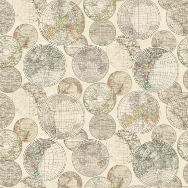 Papel Pintado NO 5 - Maps R13881 - REBEL WALLS