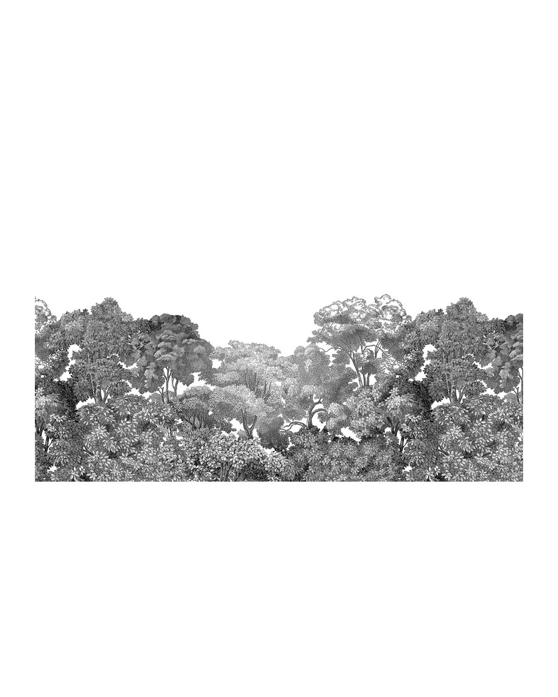 Carta da Parati R13053-8 BELLEWOOD BLACK TOILE - REBEL WALLS Carta da Parati R13053-8 BELLEWOOD BLACK TOILE - REBEL WALLS