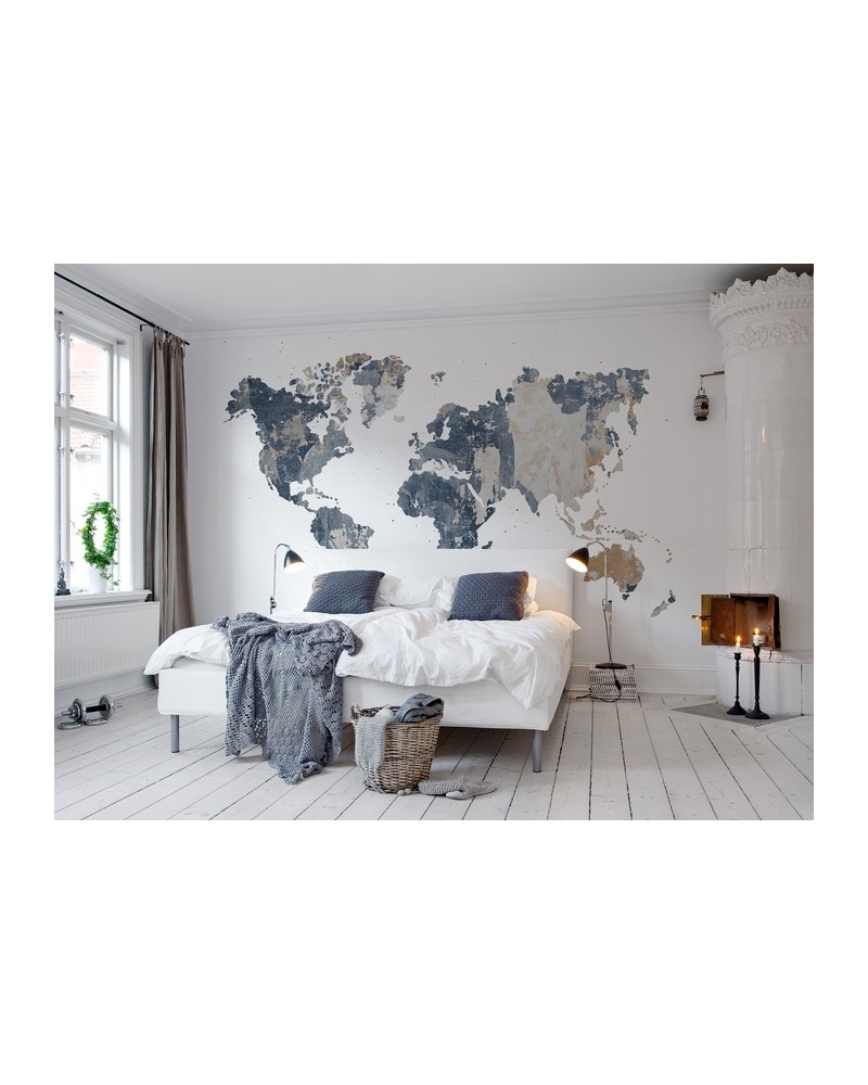 Papier peint NO 5 - Maps R13924 - REBEL WALLS