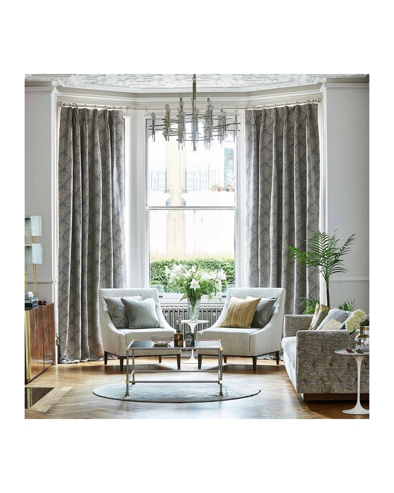 Fabric HLUT132580 CHARM Pewter Harlequin