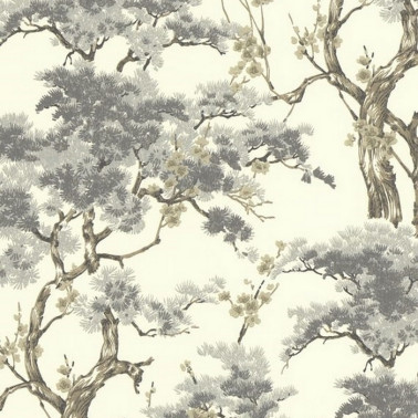 Papier lackiert HAREWOOD 1602-100-04 - 1838 WALLCOVERINGS