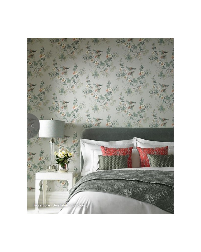 Wallpaper ROSEMORE 1601-100-05 - 1838 WALLCOVERINGS
