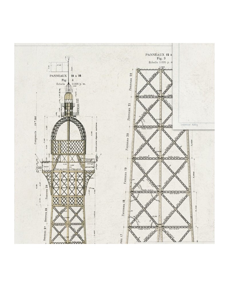 Papier lackiert GRAND EIFFEL WP20217 - MIND THE GAP Papier lackiert GRAND EIFFEL WP20217 - MIND THE GAP