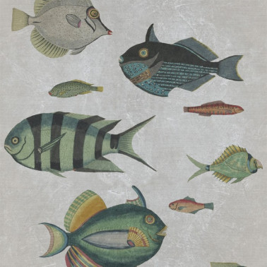 Papier bemalt POISSONS Schwarz WP20182 - Ja. MIND THE GAP