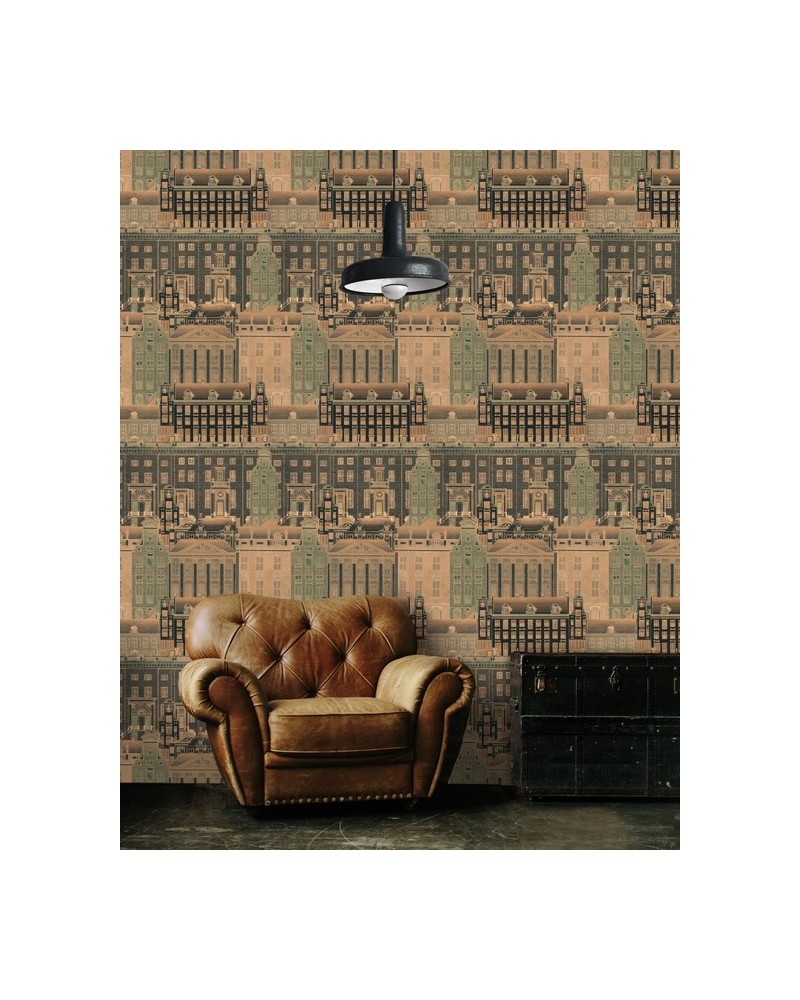 Papier bemalt AMSTERDAM Orange WP20210 - MIND THE GAP