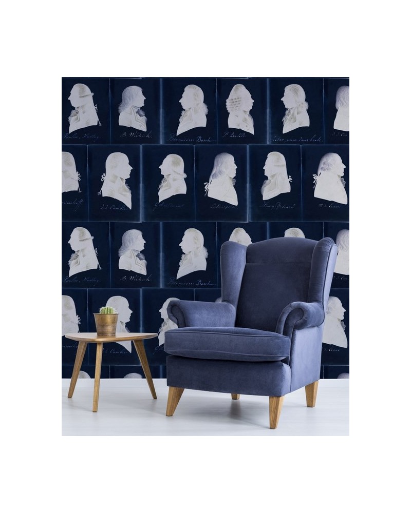 Papier bemalt PORTRAITEN Blue WP20186 - Ja. MIND THE GAP