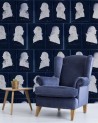 Papier bemalt PORTRAITEN Blue WP20186 - Ja. MIND THE GAP