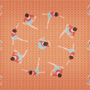 Carta da Parati 6500019 BALLERINAS - COORDONNE