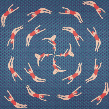 Carta da Parati 6500020 SWIMMERS - COORDONNE
