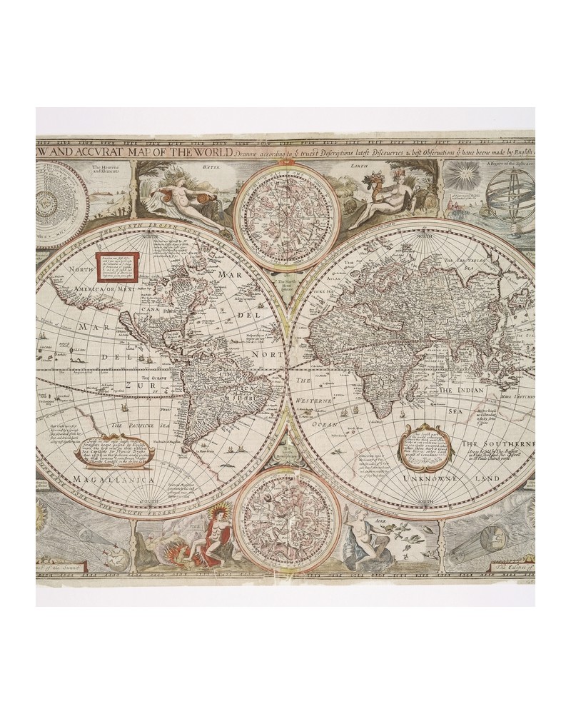 Carta da Parati 6500101 HISTORICAL MAP - COORDONNE Carta da Parati 6500101 HISTORICAL MAP - COORDONNE