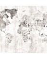 Carta da Parati 6500107 NEWSPAPER MAP WHITE - COORDONNE