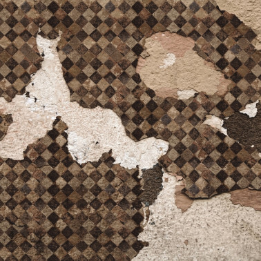Carta da Parati 6500310 TILES BROKEN WALL BROWN - COORDONNE