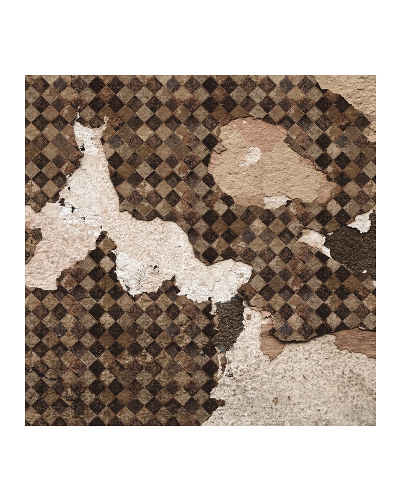 Papier peint 6500310 TILES BROKEN WALL BROWN - COORDONNE