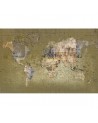 Carta da Parati 6500109 NEWSPAPER MAP COLOR - COORDONNE