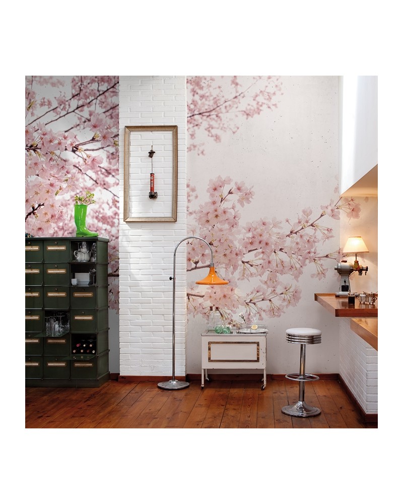 Wallpaper 6500306 BLOSSOM ALMOND TREE PINK - COORDONNE