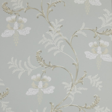Papel Pintado CFW7127-01 BELLFLOWER Old Blue - COLEFAX AND FOWLER