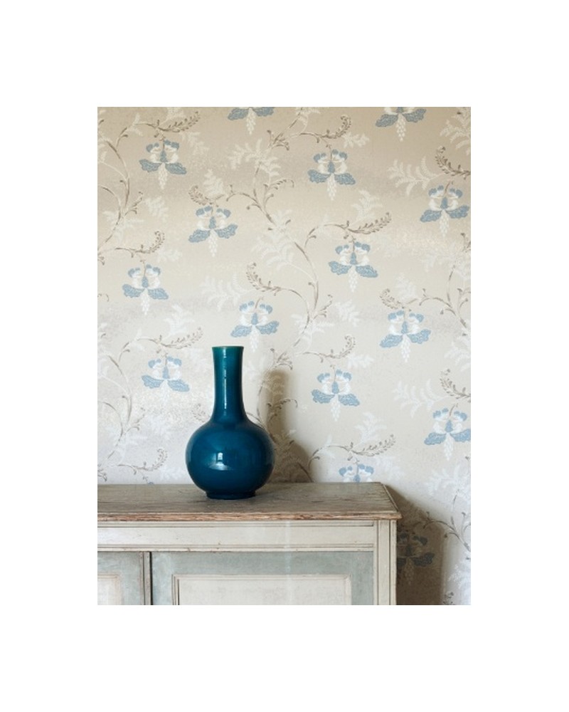Tapete CFW7127-04 BELLFLOWER Silver - COLEFAX AND FOWLER
