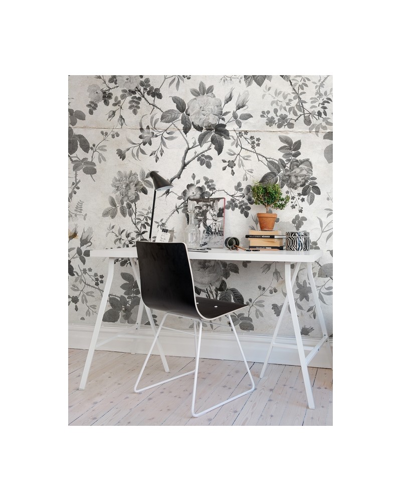 Tapete R13072-5 ROSEGARDEN BLACK - REBEL WALLS