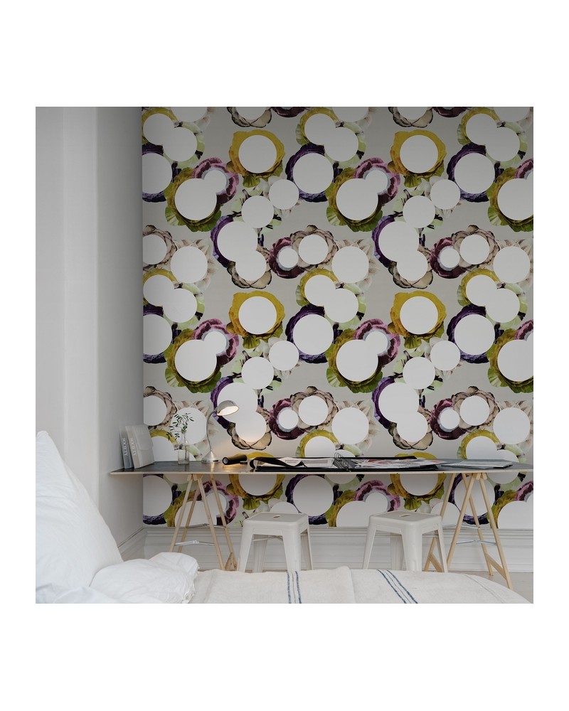 Carta da Parati R13102-6 FLOWER DOT VINTAGE - REBEL WALLS