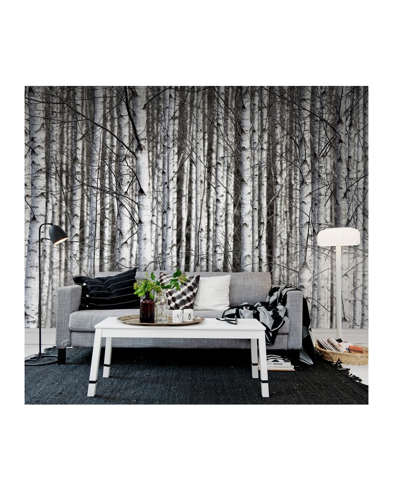 Carta da Parati R13031-8 BIRCH TRUNKS - REBEL WALLS