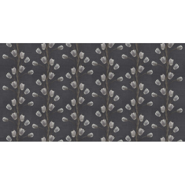 Carta da Parati R13061-4 LA VIE EN TULIPE BLACK - REBEL WALLS