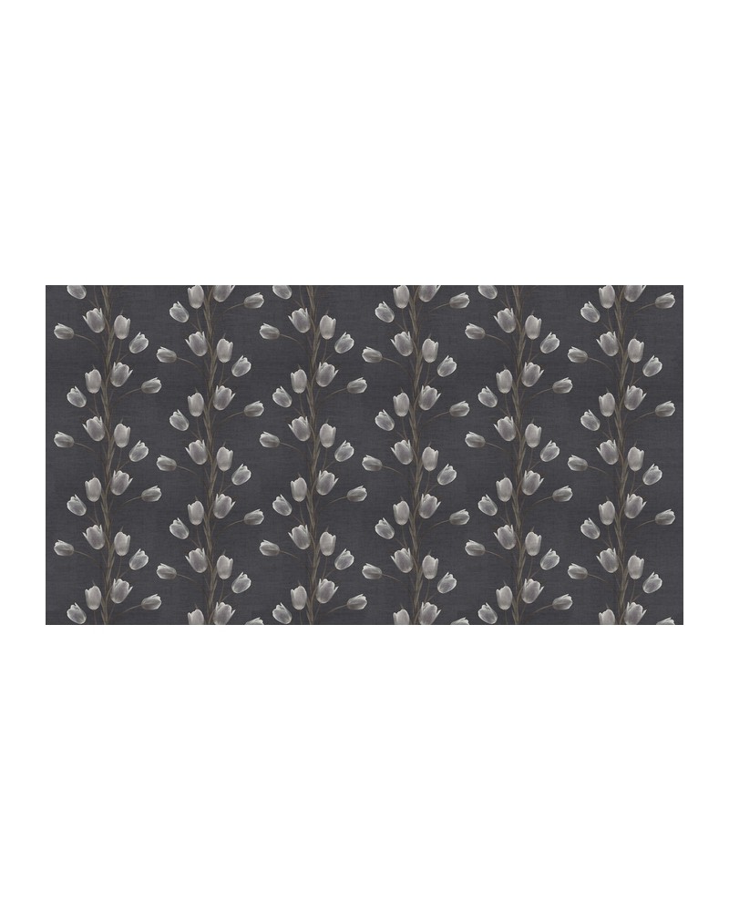 Wallpaper R13061-4 LA VIE EN TULIPE BLACK - REBEL WALLS Wallpaper R13061-4 LA VIE EN TULIPE BLACK - REBEL WALLS