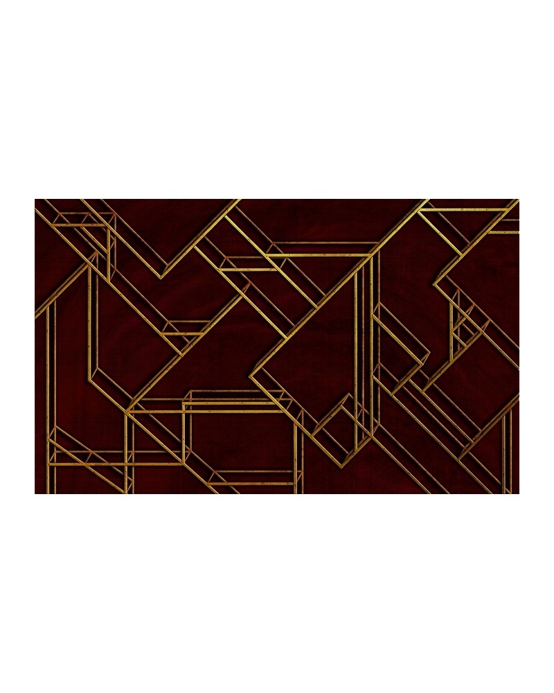 Carta da Parati 6800208 L. GEOMETRIC WINE - COORDONNE Carta da Parati 6800208 L. GEOMETRIC WINE - COORDONNE