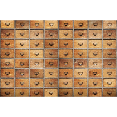 Papel de parede 6800508 DRAWERS WOOD - COORDONNE