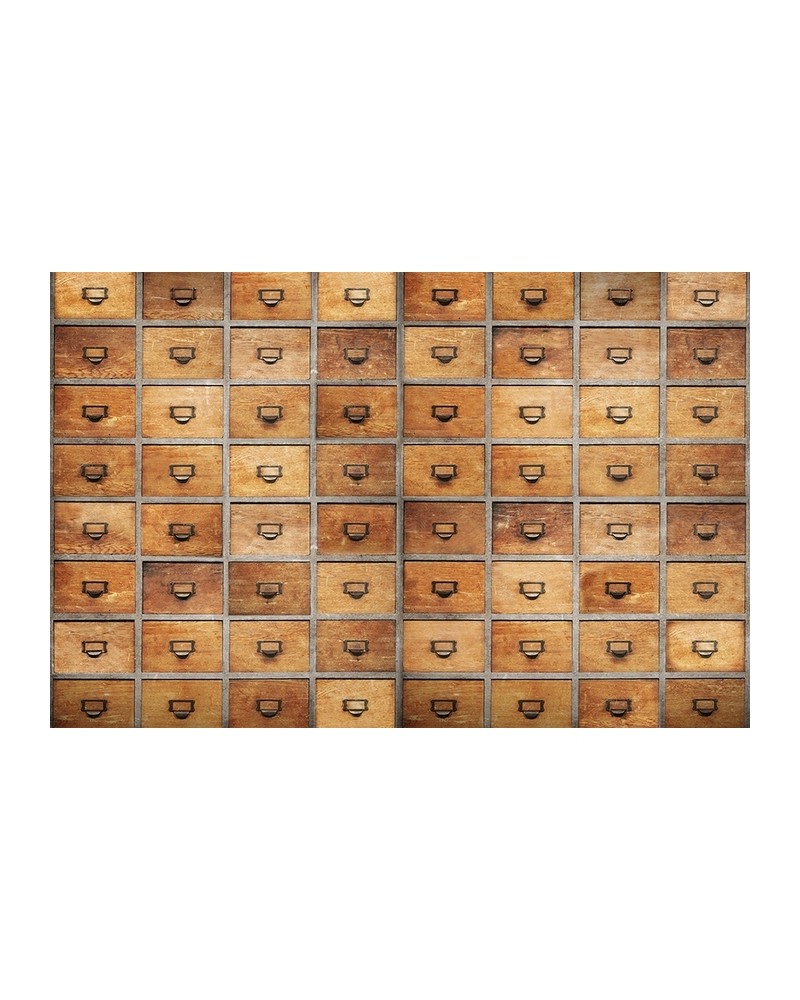 Tapete 6800508 DRAWERS WOOD - COORDONNE Tapete 6800508 DRAWERS WOOD - COORDONNE