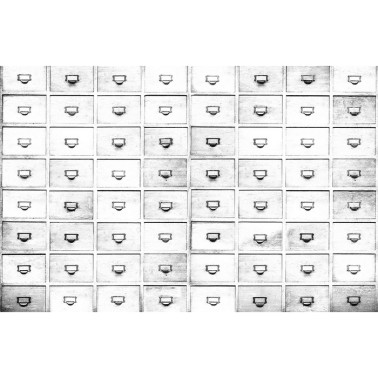 Papel de parede 6800509 DRAWERS WHITE - COORDONNE