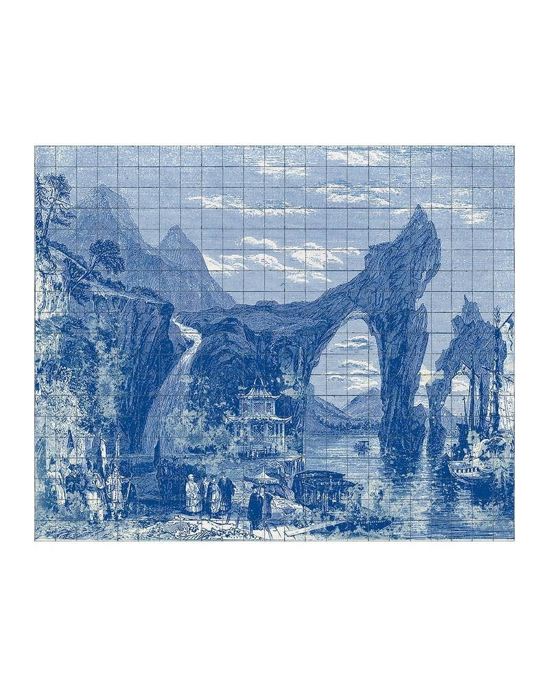 Tapete 6800607 ILLUSTRATION TILES INDIGO - COORDONNE Tapete 6800607 ILLUSTRATION TILES INDIGO - COORDONNE