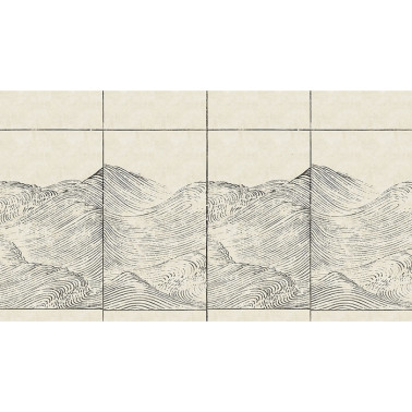 Papel de parede 6800706 WAVES PAPYRUS - COORDONNE
