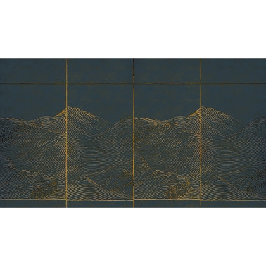 Papel Pintado 6800707 WAVES DARK BLUE - COORDONNE