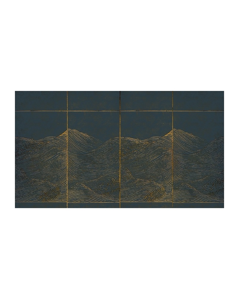 Papel de parede 6800707 WAVES DARK BLUE - COORDONNE Papel de parede 6800707 WAVES DARK BLUE - COORDONNE