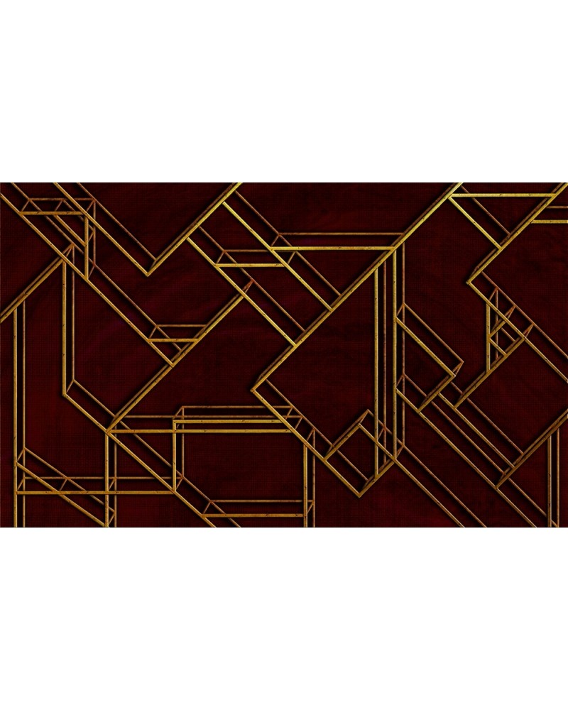 Carta da Parati 6800208 L. GEOMETRIC WINE - COORDONNE