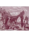 Wallpaper 6800609 ILLUSTRATION TILES WINE - COORDONNE