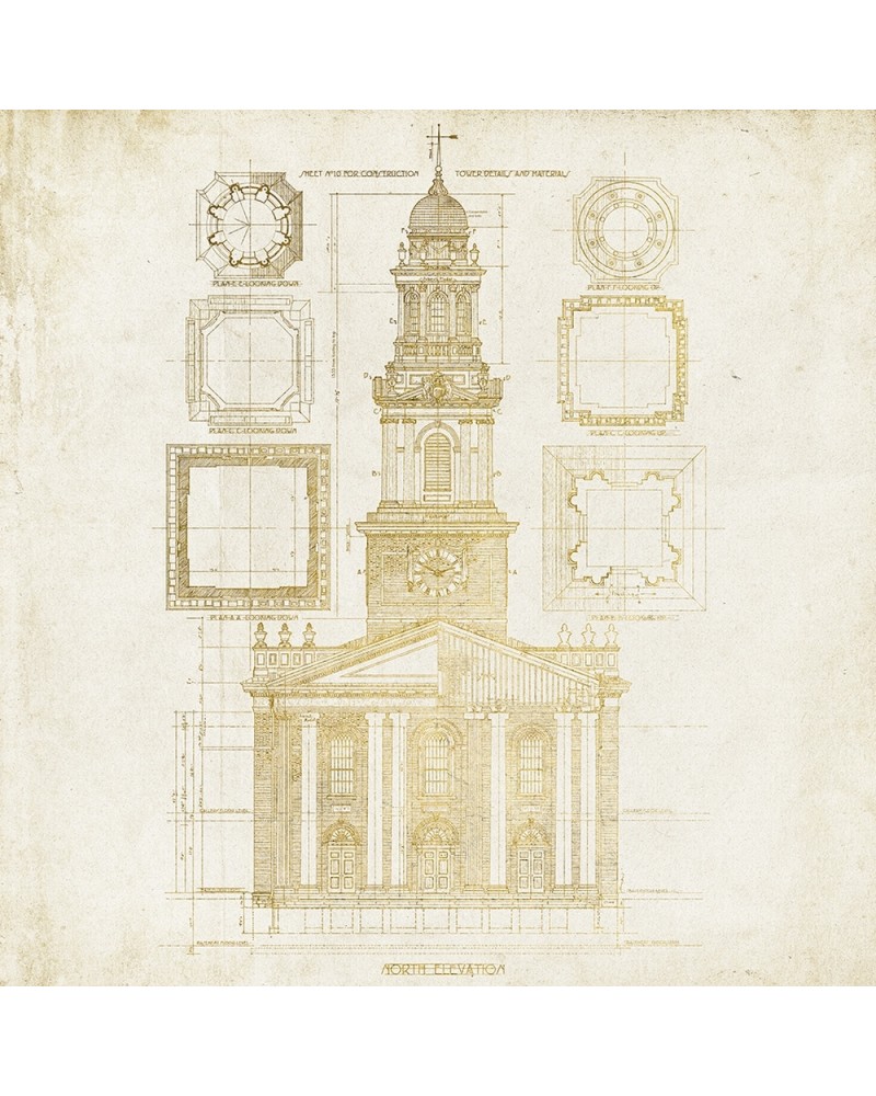 Wallpaper 6800718 ARCHITECTURE GOLD - COORDONNE