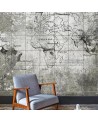 Papier peint 6800305 OLD MAP BLUE - COORDONNE