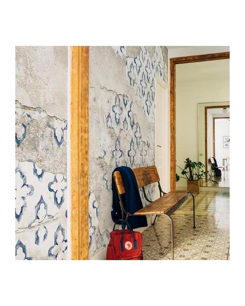 Wallpaper 6800610 STAMP INDIGO - COORDONNE