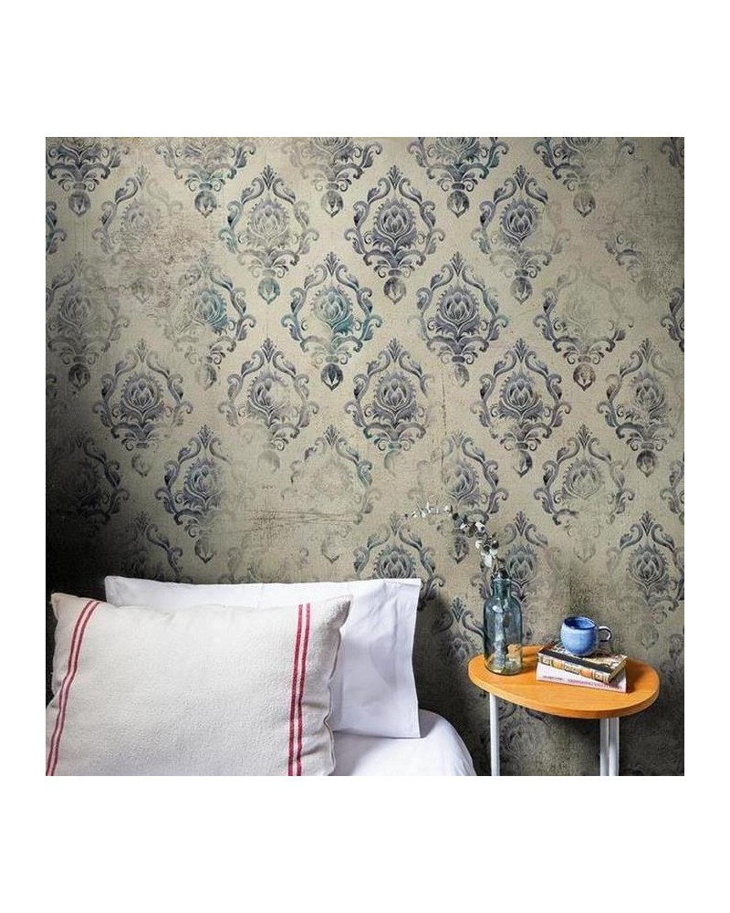 Tapete 6800625 BROKEN DAMASK WINE - COORDONNE