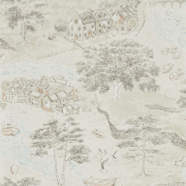 Papel Pintado SEA HOUSES DEBB216489 - Sanderson