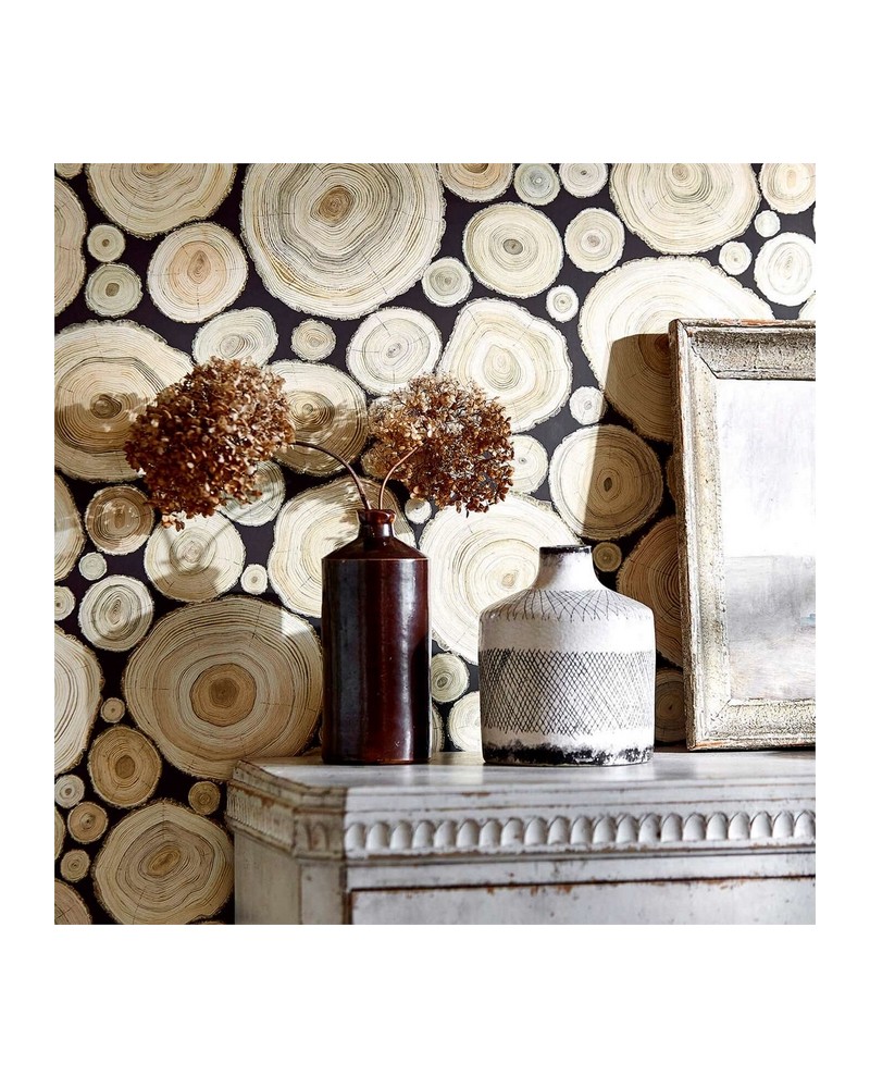 Wallpaper ALNWICK LOGS DEBB216509 - Sanderson