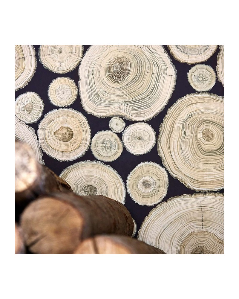 Wallpaper ALNWICK LOGS DEBB216509 - Sanderson