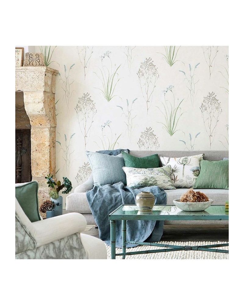 Papier peint FARNE GRASSES DEBB216488 - Sanderson
