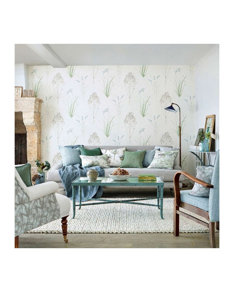 Papier peint FARNE GRASSES DEBB216488 - Sanderson
