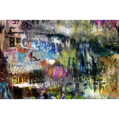 Carta da Parati R10571 Street Art - REBEL WALLS