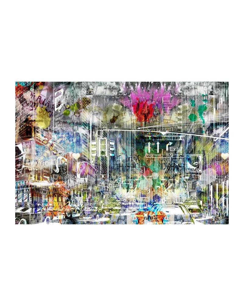 Tapete R10623 Cartoon City, graffiti - REBEL WALLS Tapete R10623 Cartoon City, graffiti - REBEL WALLS
